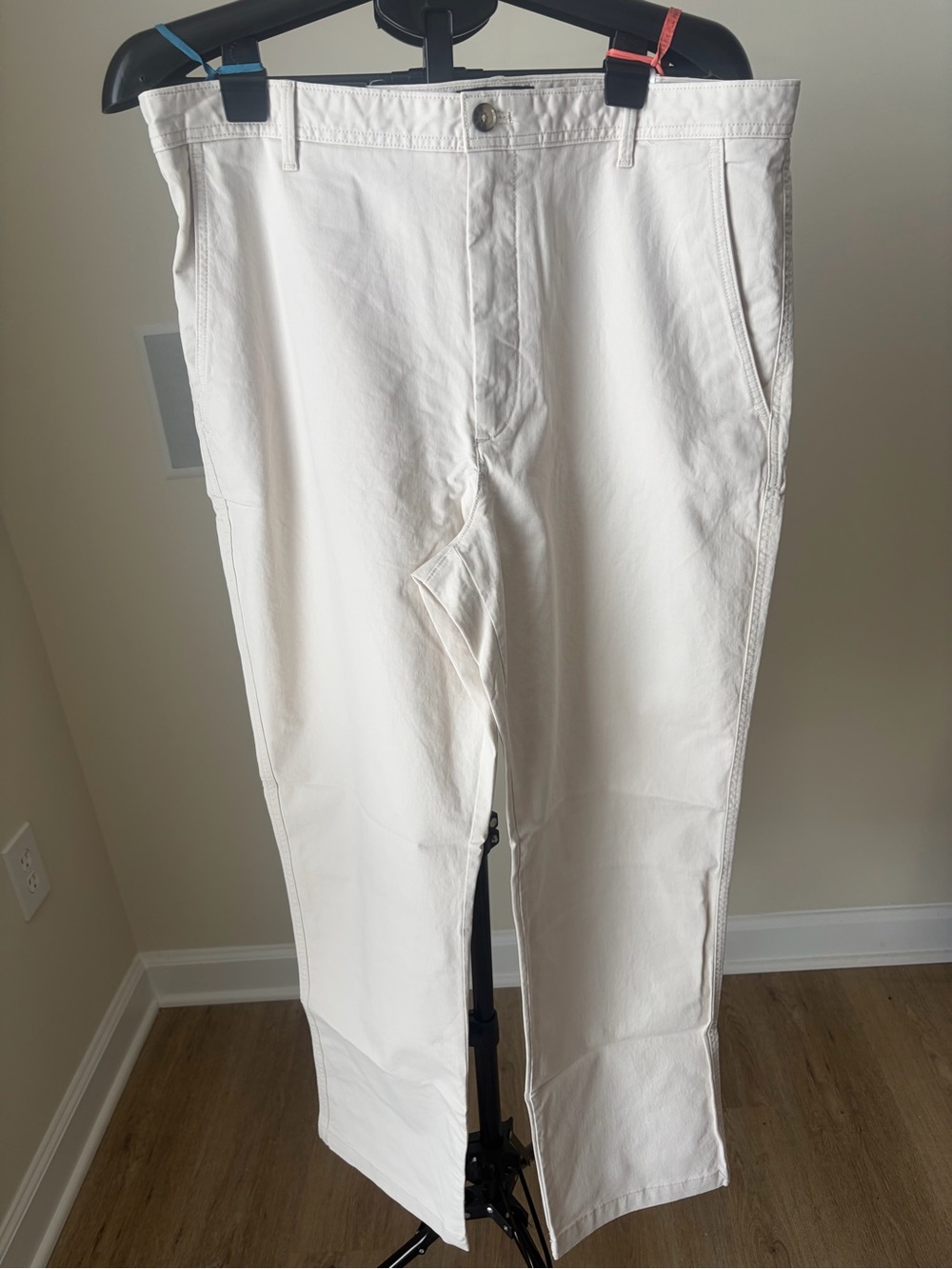 NWT Banana Republic High-Rise Authentic White Chino Pants Sz 16 - Picture 2 of 9